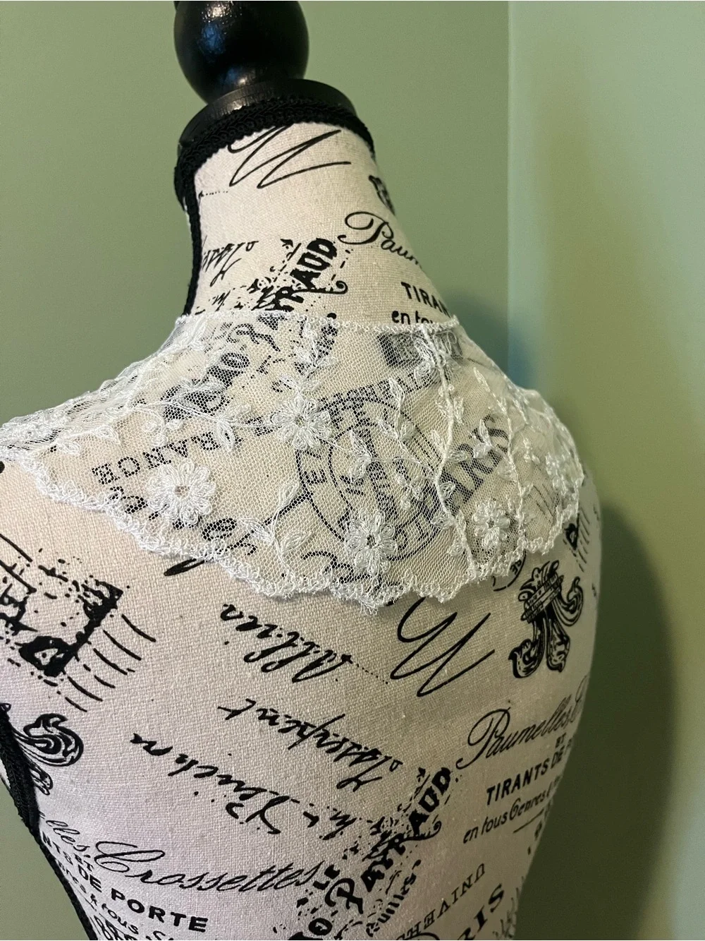 Delicate White Lace Collar Accessory